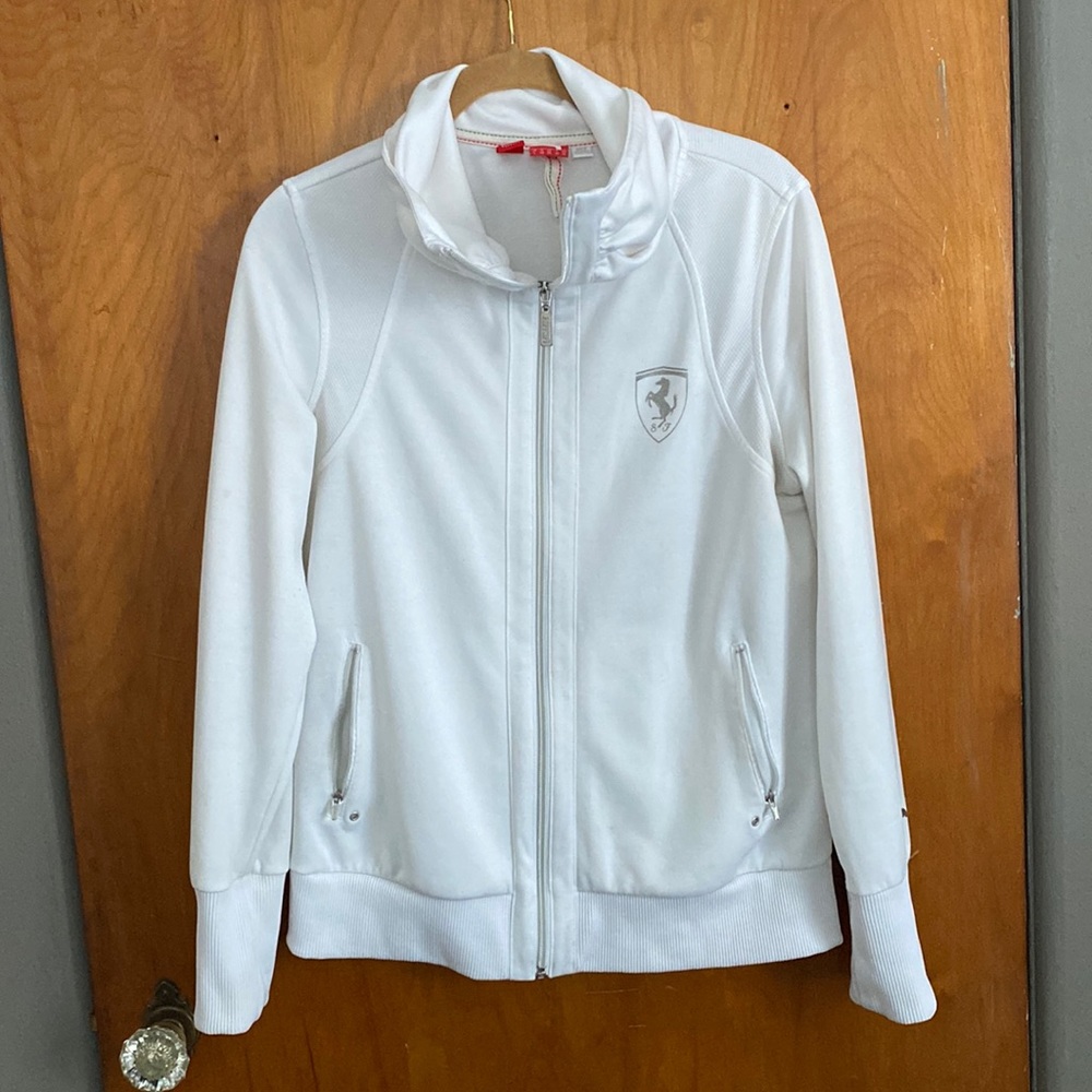 Scuderia Ferrari white sport jacket Puma